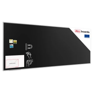 Tablica magnetyczna kredowa 300x120 cm - czarna, rama Premium EXPO