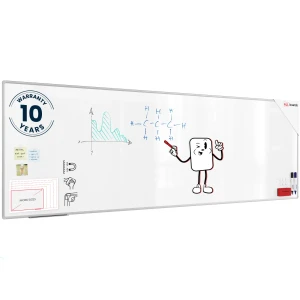 Tablica suchościeralna magnetyczna biała 300x100 cm PREMIUM EXPO + zestaw akcesoriów