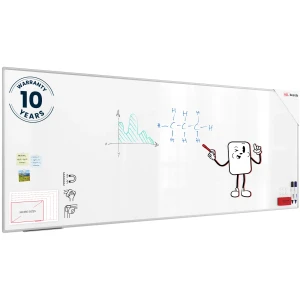 Tablica suchościeralna magnetyczna biała 300x120 cm PREMIUM EXPO + zestaw akcesoriów