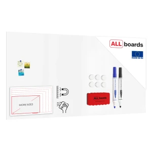 Tablica magnetyczna suchościeralna bezramowa panel magnetyczny SLIMboard 240x120 cm - niewidoczny montaż + GRATIS 