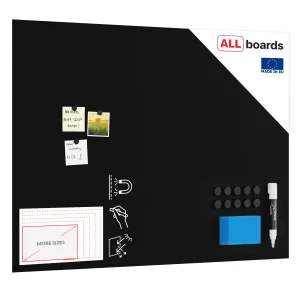 Tablica magnetyczna bezramowa kredowa panel magnetyczny SLIMboard 120x90 cm – niewidoczny montaż + GRATIS 