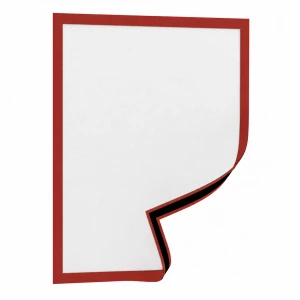 Koszulka magnetyczna ramka czerwona A3