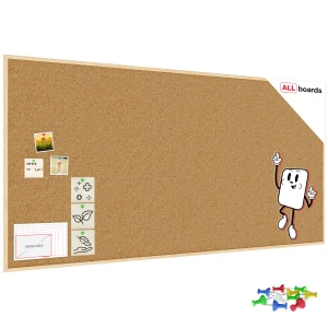 Tablica korkowa (rama drewniana) 200x100 cm + GRATIS