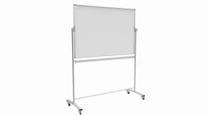 Tablica mobilna dwustronna obrotowa magnetyczna 220x120 cm suchościeralna PREMIUM